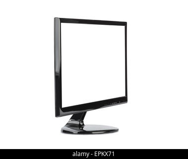 TV con schermo vuoto Foto Stock
