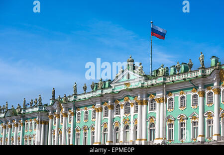 Winter Palace e il Museo Hermitage di San Pietroburgo, Russia Foto Stock