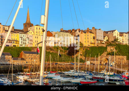 Tenby. Pembrokeshire. Il Galles. Cymru. Regno Unito. Regno Unito Foto Stock