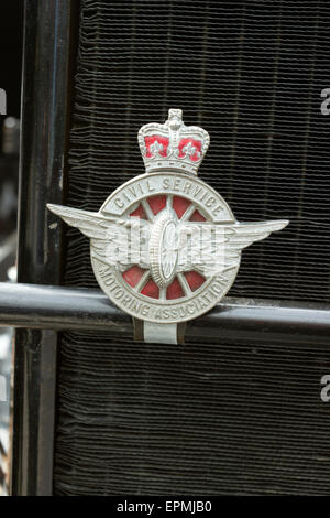 Servizio civile Associazione Automobilistica Badge. Foto Stock