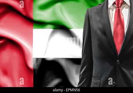 Uomo in tuta da EMIRATI ARABI UNITI Foto Stock