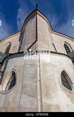 Chiesa del pellegrinaggio di San Giovanni di Nepomuk, Zelena Hora, Zdar nad Sazavou, Moravia, sito patrimonio mondiale dell'UNESCO, Repubblica Ceca, Europa Foto Stock