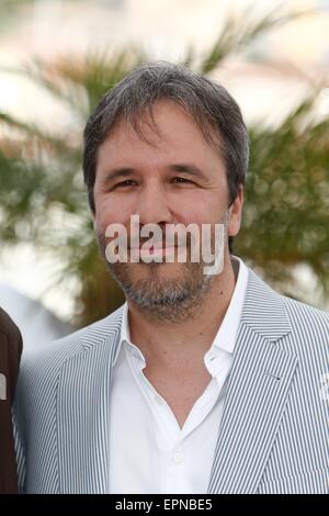 Direttore Denis Villeneuve assiste il photocall di sicario durante la 68annuale di Cannes Film Festival presso il Palais des Festivals a Cannes, Francia, il 19 maggio 2015. - Nessun filo SERVICE - Foto Stock