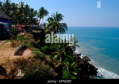 Varkala è città nel distretto di Thiruvananthapuram situata nello stato indiano del Kerala. Foto Stock