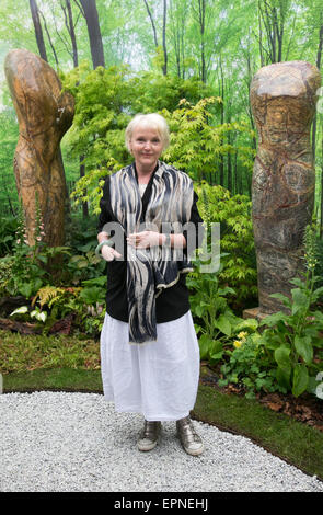 Actresss Miranda Richardson al RHS Chelsea Flower Show 2015 Foto Stock