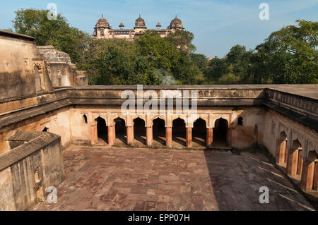 Dauji Ki Kothi in Orchha. Il Madhya Pradesh. India Foto Stock