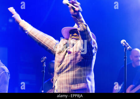 George Clinton & il Parlamento Funkadelic a O2 Academy, Newcastle Upon Tyne, Regno Unito il 24 aprile 2015 Foto Stock