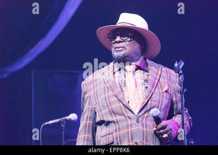 George Clinton & il Parlamento Funkadelic a O2 Academy, Newcastle Upon Tyne, Regno Unito il 24 aprile 2015 Foto Stock