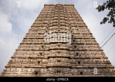 Gopura gigante del tempio Murudeshwar, Murudeshwar, Karnataka, India, Asia Foto Stock