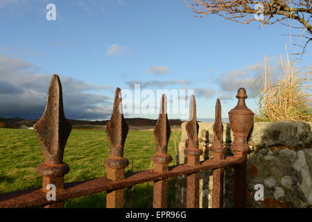 San Aidan è la Chiesa, Bamburgh, una vista da Foto Stock