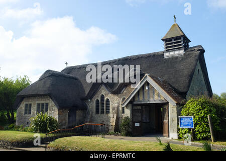 Sant Agnese chiesa in acqua dolce, Isola di Wight in Inghilterra. Foto Stock