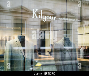 Kilgour in Savile Row London Regno Unito Foto Stock