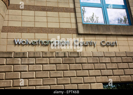 Wolverhampton Crown Court Wolverhampton West Midlands England Regno Unito Foto Stock