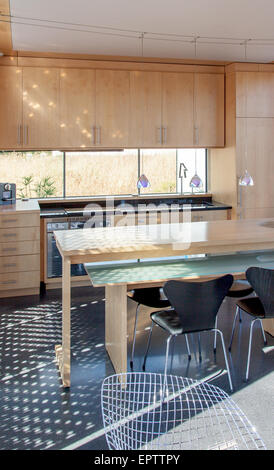 Salotto di una casa moderna, Chicago, Cook County, Illinois, Stati Uniti d'America Foto Stock