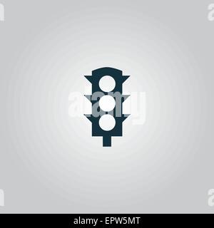 Semplice semaforo Illustrazione Vettoriale