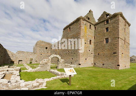 Castello di Noltland, Isola di Westray, Orcadi Foto Stock
