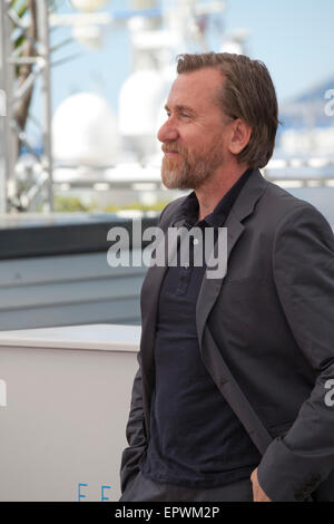 Cannes, Francia. 22 Maggio, 2015. Attore Tim Roth presso la cronica pellicola fotografica chiamata al 68esimo Festival del Cinema di Cannes venerdì 22 maggio 2015, Cannes, Francia. Credito: Doreen Kennedy/Alamy Live News Foto Stock