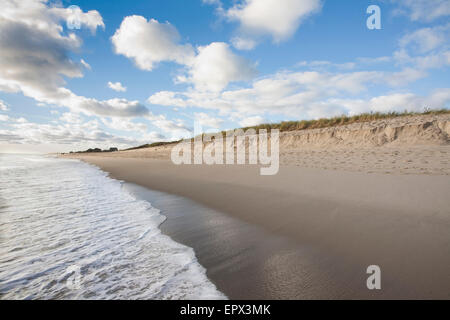 Stati Uniti d'America, Massachusetts, Nantucket, vista panoramica della spiaggia Foto Stock