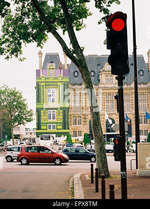 AJAXNETPHOTO. VERSAILLES, Francia. - TROMP L'OEIL HOTEL - HOTEL DE VILLE - IL MUNICIPIO parzialmente decorata. Foto:JONATHAN EASTLAND/AJAX REF:CD2 1544 30 Foto Stock