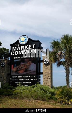 Il mercato comune Myrtle Beach SC USA Foto Stock