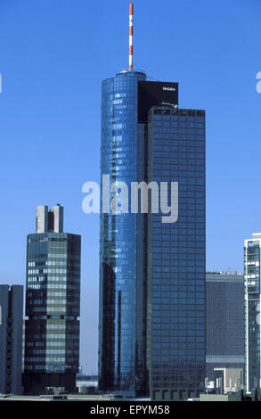 DEU, Germania, Hesse, Francoforte, la Torre Principale. DEU, Deutschland, Assia, Frankfurt am Main, der Torre principale. Foto Stock