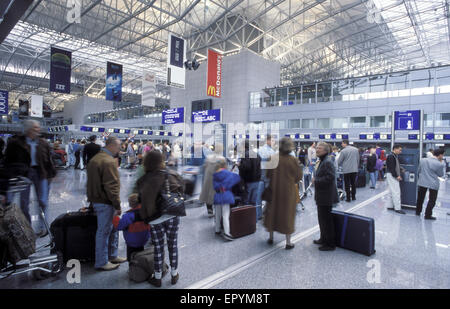 DEU, Germania, Hesse, Francoforte Aeroporto di Francoforte, terminale 2. DEU, Deutschland, Assia, Frankfurt am Main, Flughafen, terminale Foto Stock