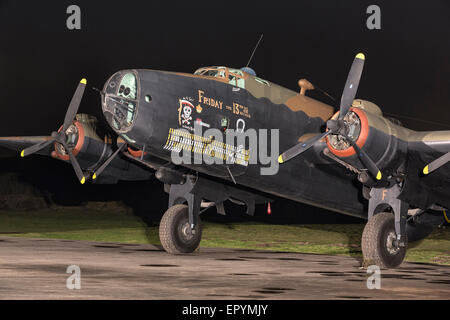 Handley Page Halifax WW2 bomber - Venerdì 13 Foto Stock