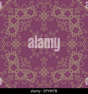 Abstract seamless contorno colorato sfondo vettoriale Illustrazione Vettoriale