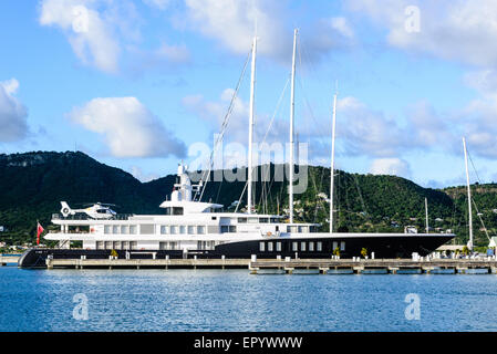 Yacht charter flotta motor yacht "Air", English Harbour, Antigua Foto Stock