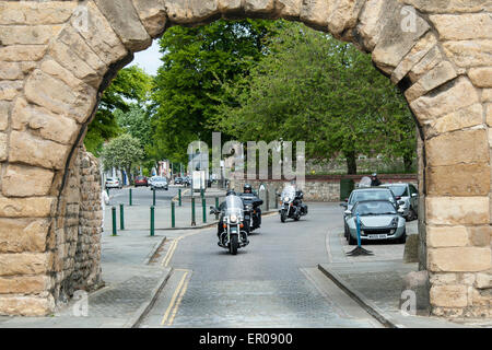 Bike rally in Lincoln Foto Stock