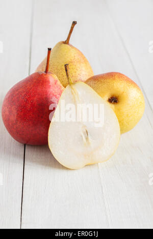 Forelle pere un cimelio di famiglia varietà di Pyrus communis la pera europea o la pera comune Foto Stock