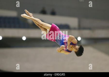 Kenzo Shirai, 17 maggio 2015 - Ginnastica Artistica : La cinquantaquattresima NHK Cup uomini individuale completa piano a Yoyogi 1a palestra, Tokyo, Giappone. (Foto di YUTAKA/AFLO SPORT) Foto Stock