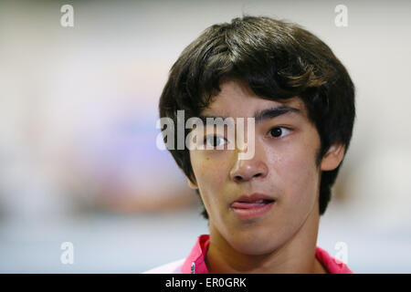 Kenzo Shirai, 17 maggio 2015 - Ginnastica Artistica : La cinquantaquattresima NHK Cup uomini individuale completa piano a Yoyogi 1a palestra, Tokyo, Giappone. (Foto di YUTAKA/AFLO SPORT) Foto Stock