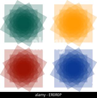 Abstract le piazze di base 1 Illustrazione Vettoriale