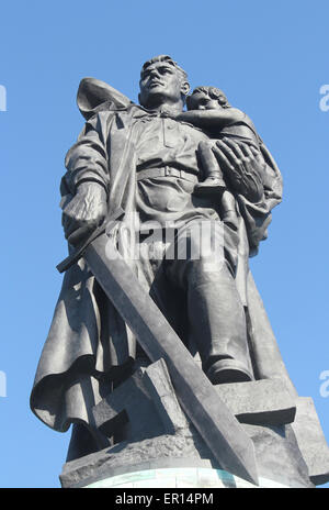 Guerra sovietica memorial,berlin Foto Stock