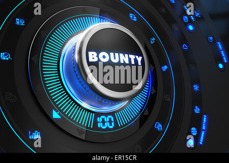 Bounty Controller nero sulla console di controllo. Foto Stock