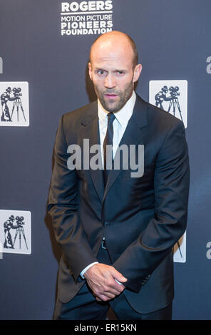 Attore Jason Statham assiste il pioniere per cena durante il 2015 CinemaCon di Las Vegas Foto Stock