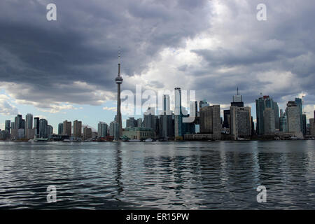 Vista panoramica della città di Toronto in Canada Foto Stock