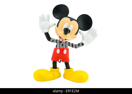 Mickey Mouse azione figura da Disney carattere. Questo carattere di Mickey Mouse e amico Foto Stock