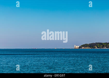 Sera sul litorale di Trieste Foto Stock