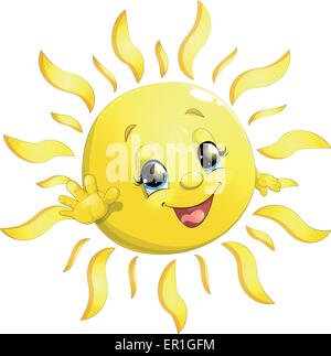 poco sole Illustrazione Vettoriale