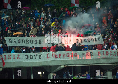 Carpi, Italia. 22 de mayo de 2015. Serie B Trofeo Football/Soccer : Italiano  'Serie B' coincidencia entre Carpi FC 0-0 Catania en el Stadio Sandro  Cabassi en Carpi, Italia . © Maurizio