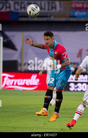 Carpi, Italia. 22 de mayo de 2015. Serie B Trofeo Football/Soccer : Italiano  'Serie B' coincidencia entre Carpi FC 0-0 Catania en el Stadio Sandro  Cabassi en Carpi, Italia . © Maurizio