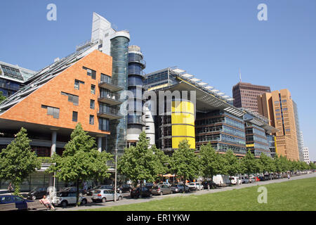 Linkstrasse, Berlino, high-tech sviluppo misto Foto Stock