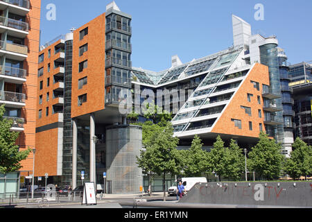 Linkstrasse, Berlino, high-tech sviluppo misto Foto Stock