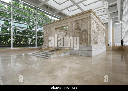Roma. L'Italia. L'Ara Pacis Augustae, Museo dell'Ara Pacis. Foto Stock