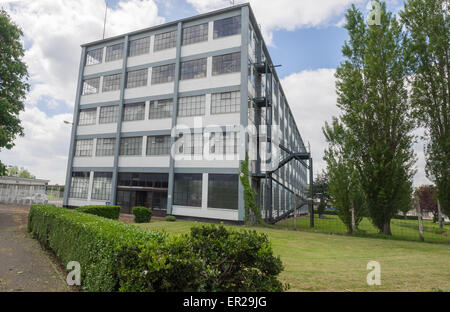 East Tilbury Bata fabbrica immobiliare Thomas Bata Essex Inghilterra 60s Building Foto Stock