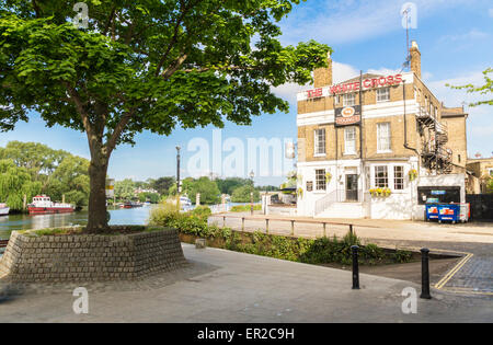La Croce Bianca osteria in Richmond Londra Foto Stock