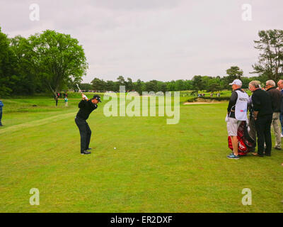 Walton Heath Golf Club, Surrey, Regno Unito. 25 Maggio, 2015. Scene della US Open di golf qualifiche - qui Multi grande vincitore Padraig Harrington sul credito xvi: Motofoto/Alamy Live News Foto Stock