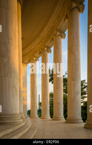 Il Thomas Jefferson Memorial è un memoriale presidenziale a Washington D.C. Foto Stock